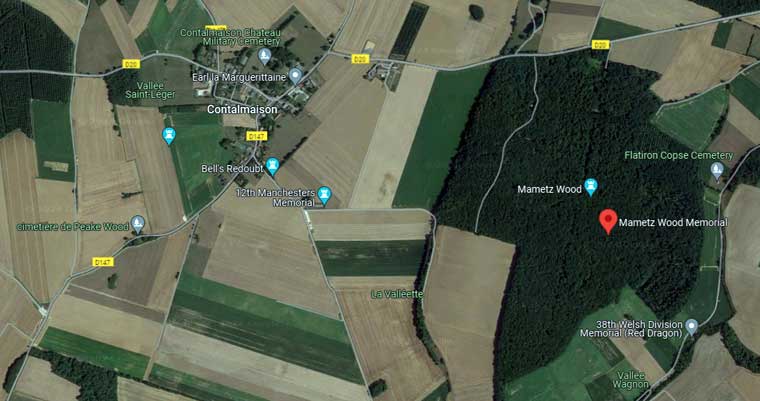 Mametz map